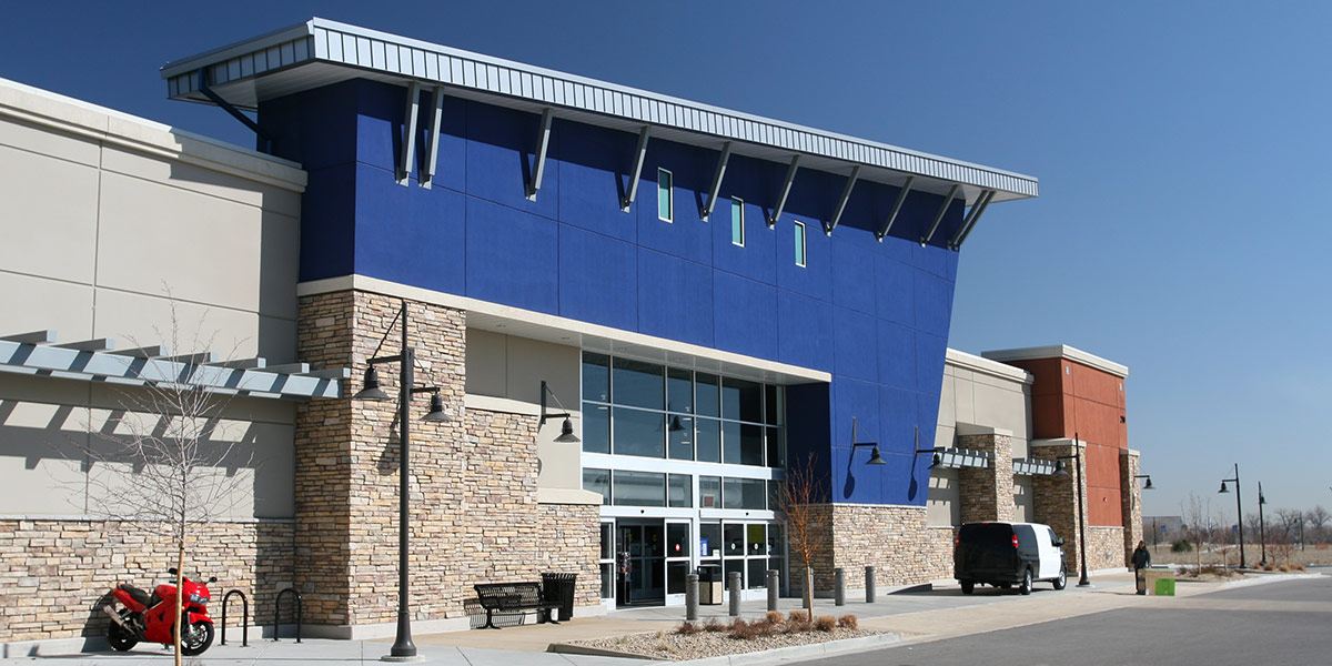 Large shopping center